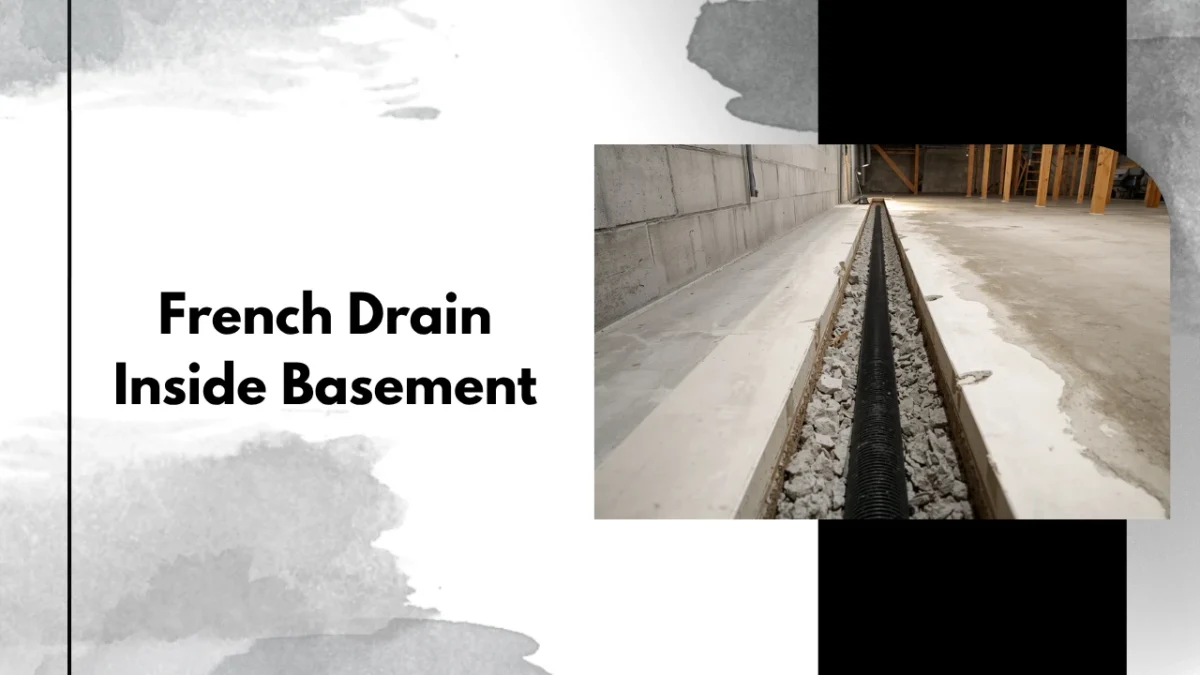 French Drain Inside Basement