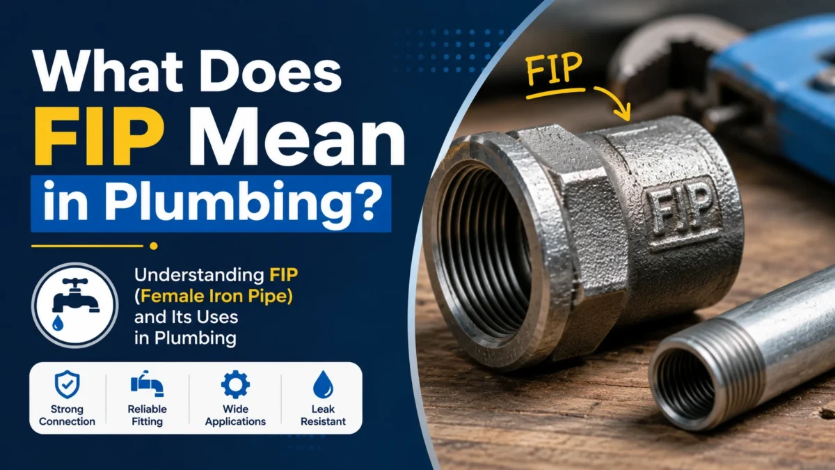 What Does FIP Mean in Plumbing