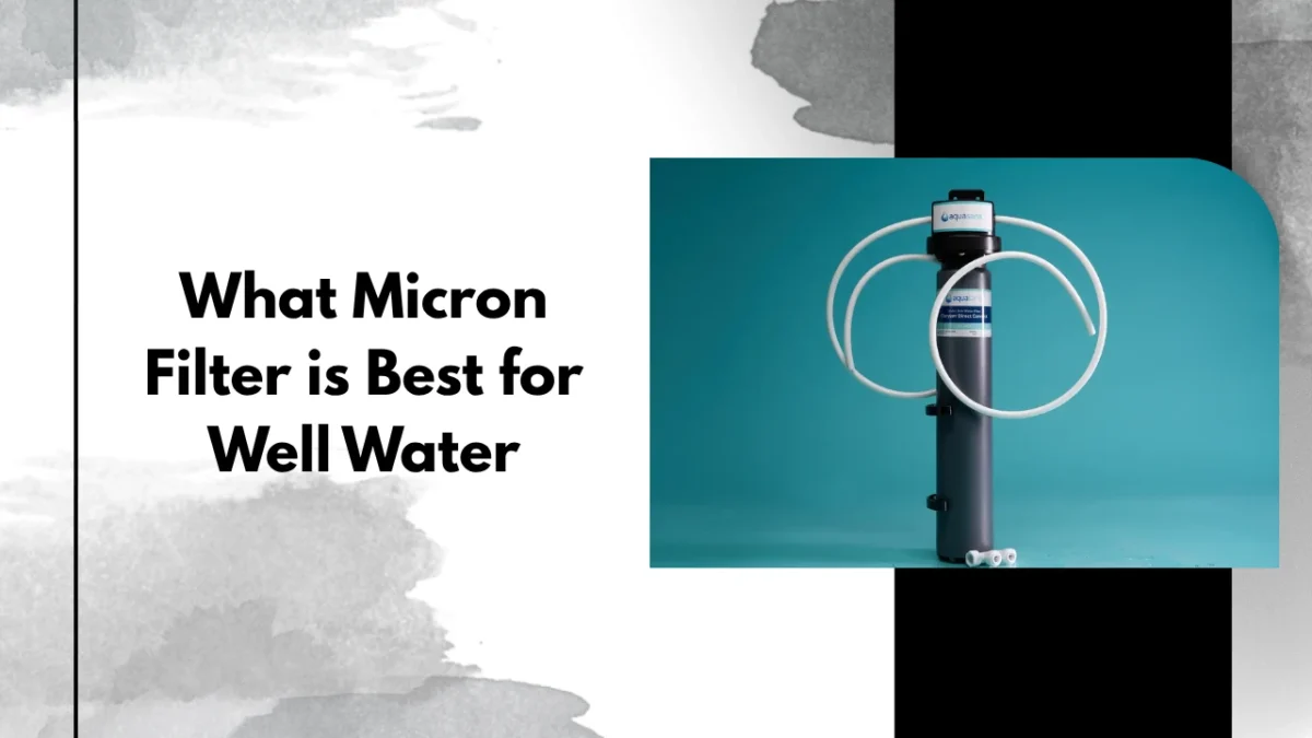 What Micron Filter is Best for Well Water